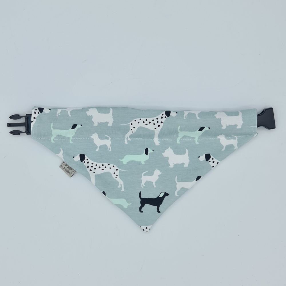 Halstuch mint mit Hunden